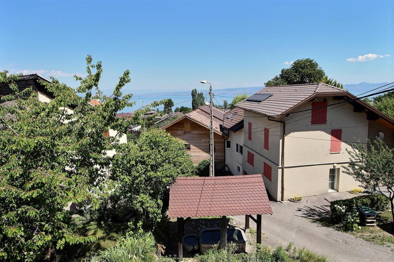 Apt Type 3 En Duplex Sur Evian Les Bains Vue Lac المظهر الخارجي الصورة
