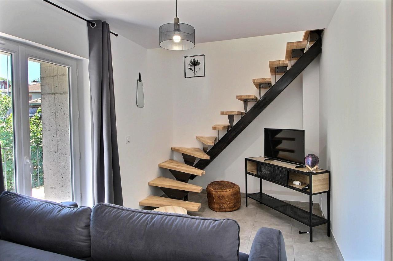 Apt Type 3 En Duplex Sur Evian Les Bains Vue Lac المظهر الخارجي الصورة